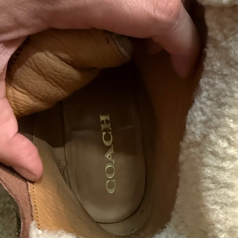 Coach Women's Tan Leather Boots - Picture 5 of 9
